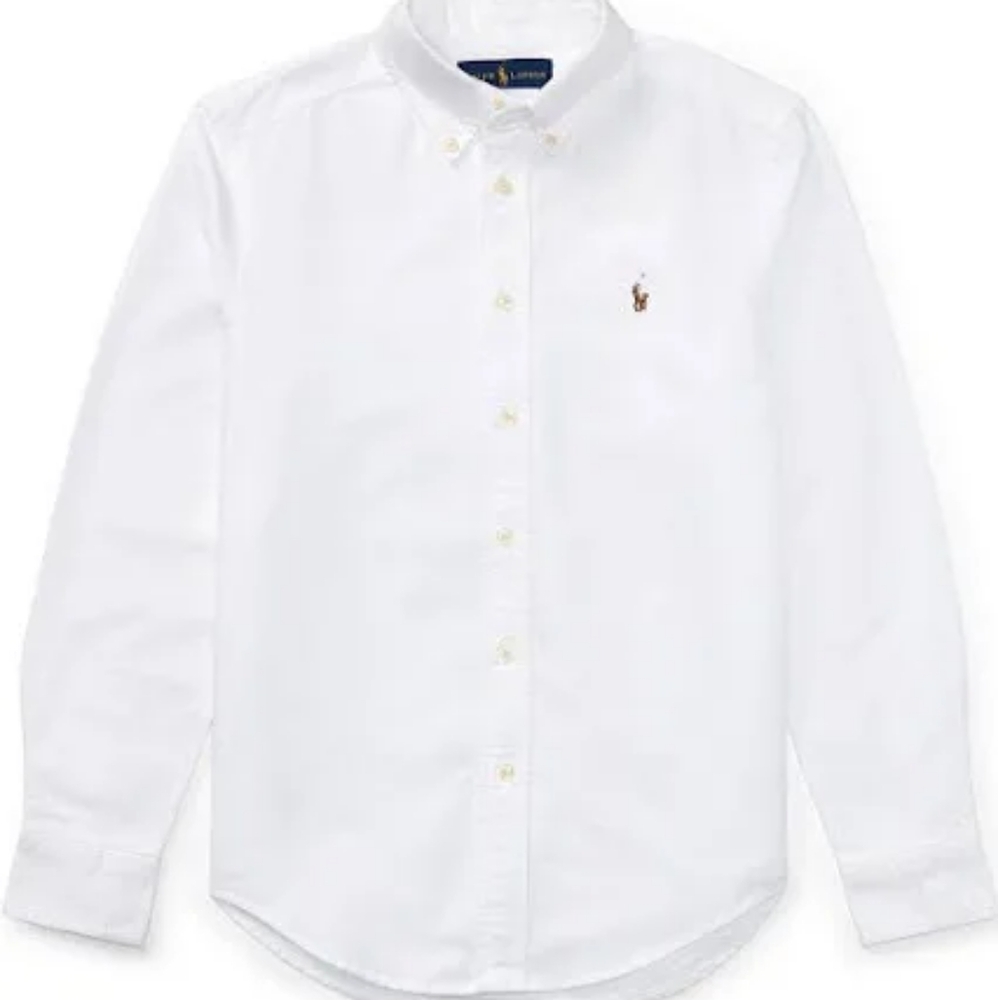 Ralph Lauren White Button-Down Shirt